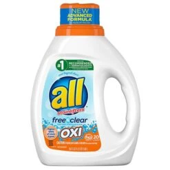 All Free & Clear Oxi 2X Liquid Laundry Detergent- 36 Oz.