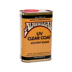AlphaKlear Solvent-Based UV Clear Coat - 16 Oz