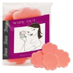 Braza Wipe Out Deodorant Removing Sponge-4 Pc