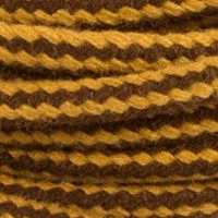 Brown/Gold Braided Thick Round Boot Lace 3 Brown/Gold Braided Thick Round Boot Lace - Image 3