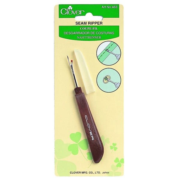 Clover Premier Brown Handled Seam Ripper 1 Clover Premier Brown Handled Seam Ripper