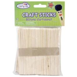 Craft Sticks 4.5" X 3/8" - 100 Pkg.