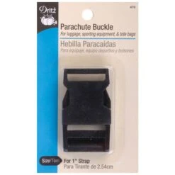 Dritz Quick Release Parachute Buckle For 1" Strap - Black