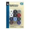 Dritz Reusable Pre-Wound Bobbins Class 66 (12 Assorted Colors)