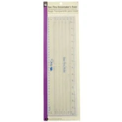 Dritz See Thru Dressmakers Ruler 4" X 15"
