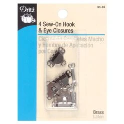 Dritz Skirt Hooks And Eyes 5/8" - 4 Sets