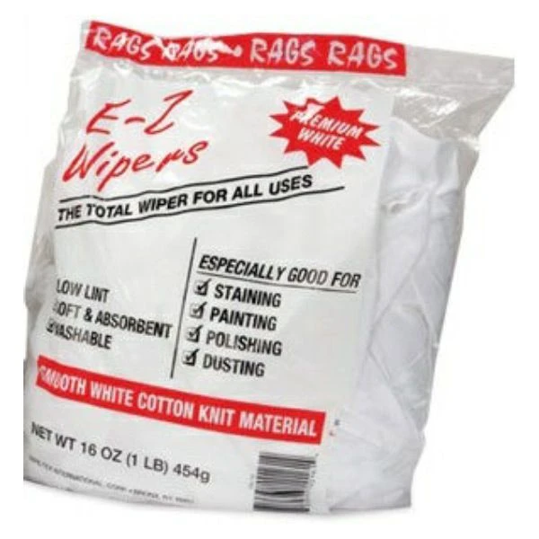 E-Z Wipers 1lb. Bag Of Cotton Knit Rags 1 E-Z Wipers 1lb. Bag Of Cotton Knit Rags