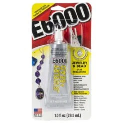 E6000 Jewel / Bead Adhesive W/ Tips - 1 Oz.