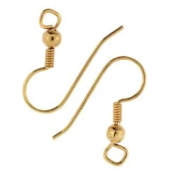 Fish Hook Earrings Base - 3 Pr.