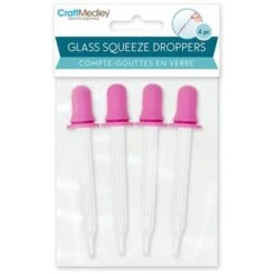 Glass Squeeze Eyedropper - 4 Ct.