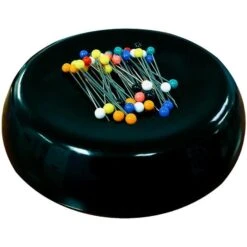 Grabbit Magnetic Pin Cushion -Best Household Items grabbit magnetic pin cushion black