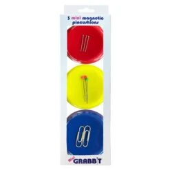 Grabbit Mini Magnetic Pin Cushion - 3 Pk.