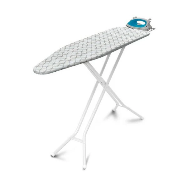 HOMZ 4 Leg Premium 36 In. H X 14 In. W X 53.75 L Ironing Board W/ Rest 1 HOMZ 4 Leg Premium 36 In. H X 14 In. W X 53.75 L Ironing Board W/ Rest