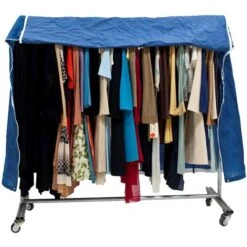 Navy Plasti-Canvas Rack Covers