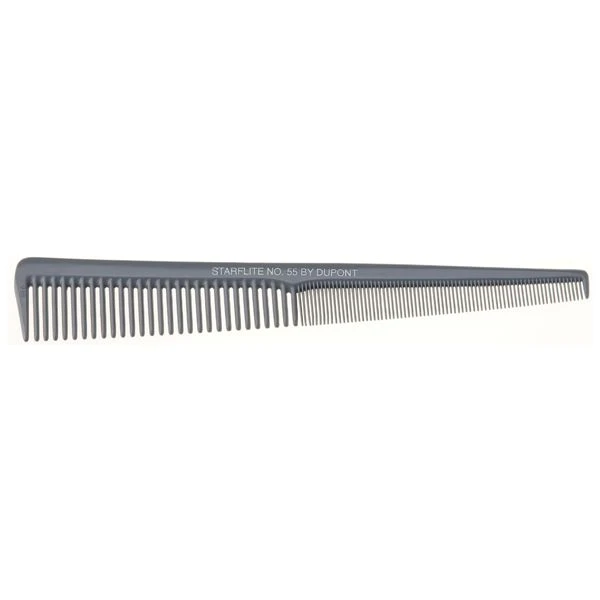 Starflite Famous Grey Tapered Barber 7 1/2" Comb 1 Starflite Famous Grey Tapered Barber 7 1/2" Comb
