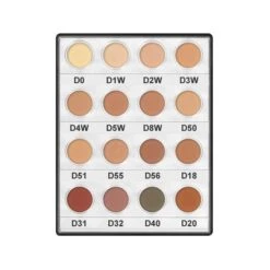 Kryolan Dermacolor Camouflage Creme Mini Palette 16 Colors-NR2