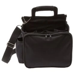 City Lights Heat Resistant Hair Styling Tool Bag - Black