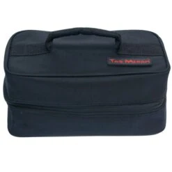 Tas Merah Poly Cosmetic Bag W/ 5 Clear Plastic Insert Bags