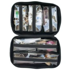 Tas Merah Poly Cosmetic Bag W/ 5 Clear Plastic Insert Bags -Best Household Items httpss3.amazonaws.commws assets productionapppublicspreeproducts15780originaltas merah poly cosmetic bag w slash 5 clear plastic insert bags tm 4 3 d