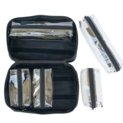 Tas Merah Poly Cosmetic Bag W/ 5 Clear Plastic Insert Bags -Best Household Items httpss3.amazonaws.commws assets productionapppublicspreeproducts15781originaltas merah poly cosmetic bag w slash 5 clear plastic insert bags tm 4 3 e