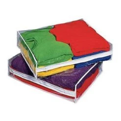 Richards Homewares Sweater Bags Clear Vinyl (14x18x4")