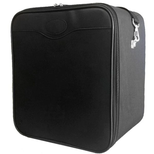 Square Zippered Wig Case - Black 1 Square Zippered Wig Case - Black