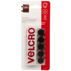 VELCRO® Brand Sticky-Back Coins (15 Pair)