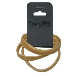 Smoothies Wide Flat Metal-Free Hair Elastics - 3 Ct