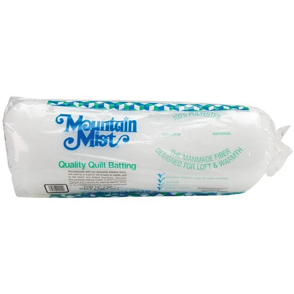 Mountain Mist Polyester Quilt Batting - 6 Oz. Per Sq Yard 1 Mountain Mist Polyester Quilt Batting - 6 Oz. Per Sq Yard