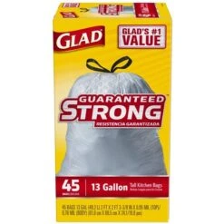 Tall Kitchen Trash Bags 13 Gallon - 45ct.