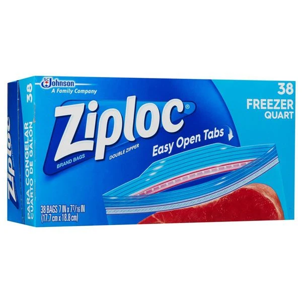 Ziploc Freezer Bag - 1Qt. / 38 Count 1 Ziploc Freezer Bag - 1Qt. / 38 Count