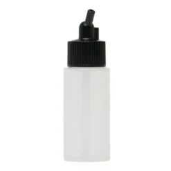 Iwata H. S. 1 Oz. Translucent 30 Ml Cylinder Bottle W/ Adaptor Cap