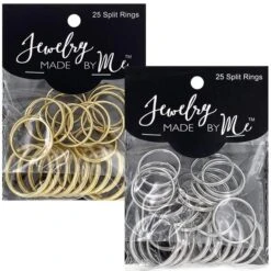 Jewelry Made By Me - Large Split Rings - 1/2" & 3/4" - 25 Ct