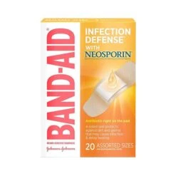 Johnson & Johnson Band-Aid Antibiotic - Assorted Sizes 20 Ct.