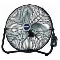 Lasko 20" Hi-Velocity Floor Fan - Black