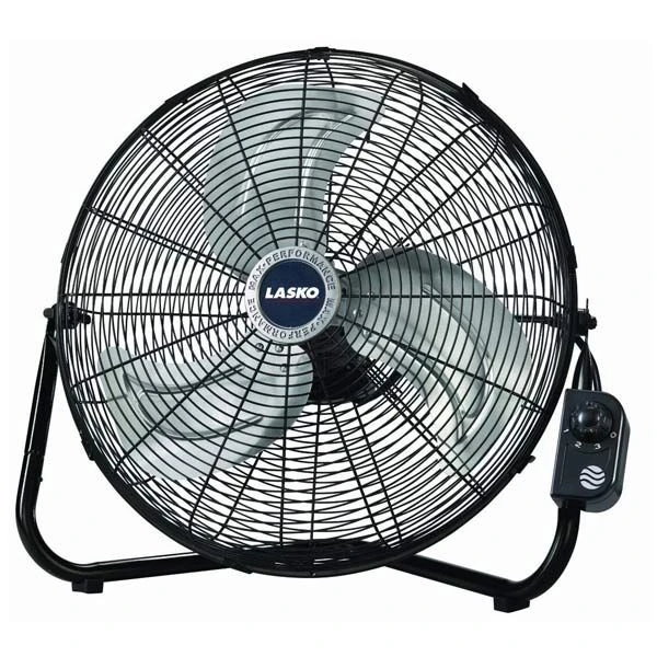 Lasko 20" Hi-Velocity Floor Fan - Black