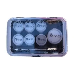 MYO Cosmetic Case Pro Kit W/ Transparent Lid -Best Household Items myo cosmetic case pro kit silver 1 1