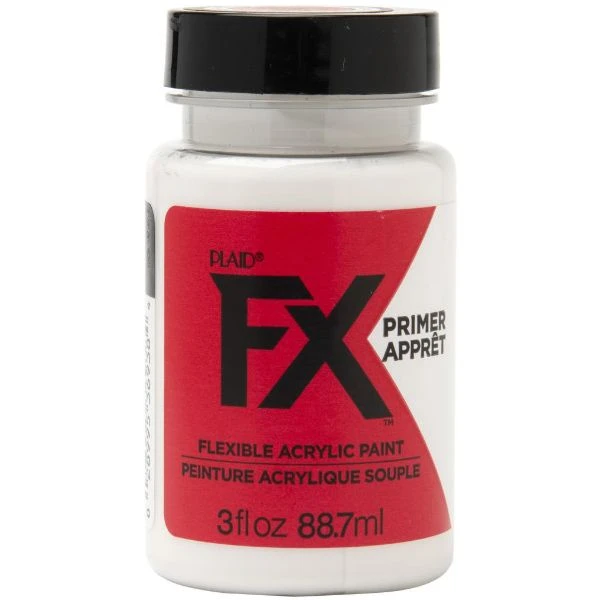 Plaid FX Flexible Acrylic Paint-3 Oz. - Clear Primer 1 Plaid FX Flexible Acrylic Paint-3 Oz. - Clear Primer