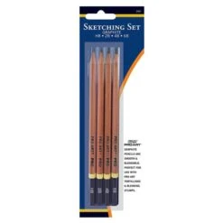Pro Art Graphite Sketching Pencil Set - 4 Ct