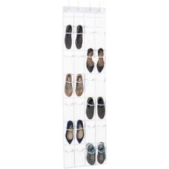 Richards Homewares 24 Pocket Over The Door Shoe Organizer - 19' X 70"