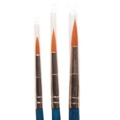 Royal Brush Gold Taklon 3 Pc Round 1,3,5