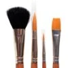 Royal Brush Gold Taklon 4 Pc. 1 3/4" Mop, 10 Rnd, 2 Lnr, 1/2" Glz