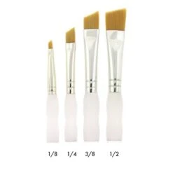 Royal Brush Soft-Grip Golden Taklon Angular Brush