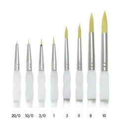 Royal Brush Soft-Grip Golden Taklon Round Brush