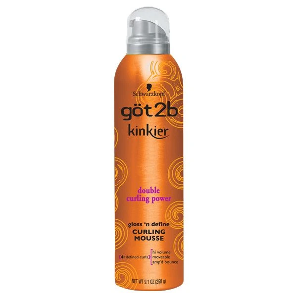Schartzkopf Got2b Kinkier Curling Mousse - 8 Oz 1 Schartzkopf Got2b Kinkier Curling Mousse - 8 Oz