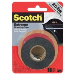 Scotch Extreme Double-Sided Mounting Tape - 1" X 60"