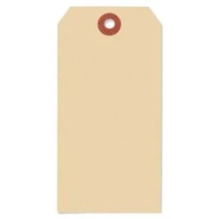 13pt. Card Stock Tags - #8 - Manila