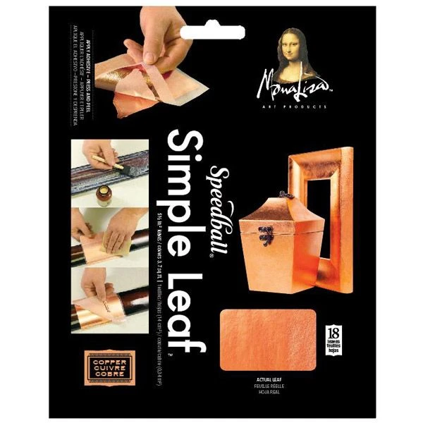Mona Lisa Speedball Simple Leaf 5.5" X 5.5" - 18 Sheets 1 Mona Lisa Speedball Simple Leaf 5.5" X 5.5" - 18 Sheets