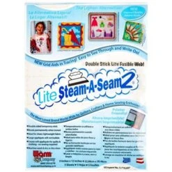 Steam-A-Seam 2 Double Stick Fusible Web - 9" X 12" Sheet