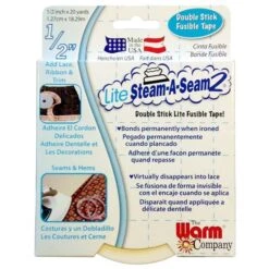 Steam-A-Seam 2 Lite Double Stick Fusible Tape - 1/2" X 20 Yards